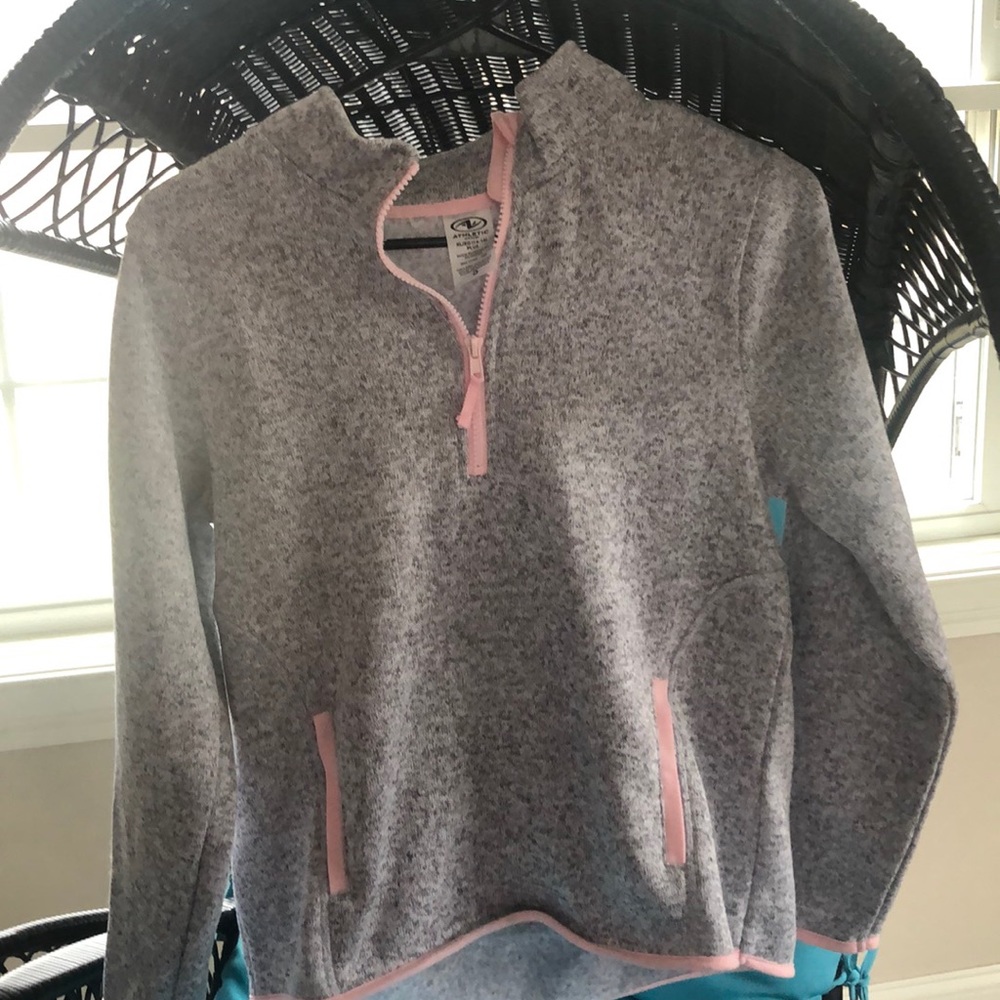 NWT Athletic works 1/4 zip sweatshirt. Size 14-16